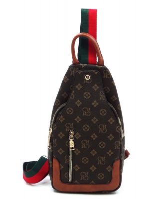 Monogram Sling Backpack CS2766 TAN